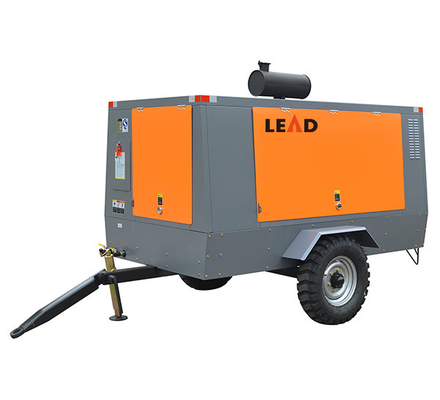 Chinese Factory Price Portable Screw Air Compressor Mining Quarry Small Portable Diesel For Drilling Rig