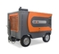 Hot sale 191kw 600cfm 18bar four wheels portable diesel screw air compressor for sale in oman